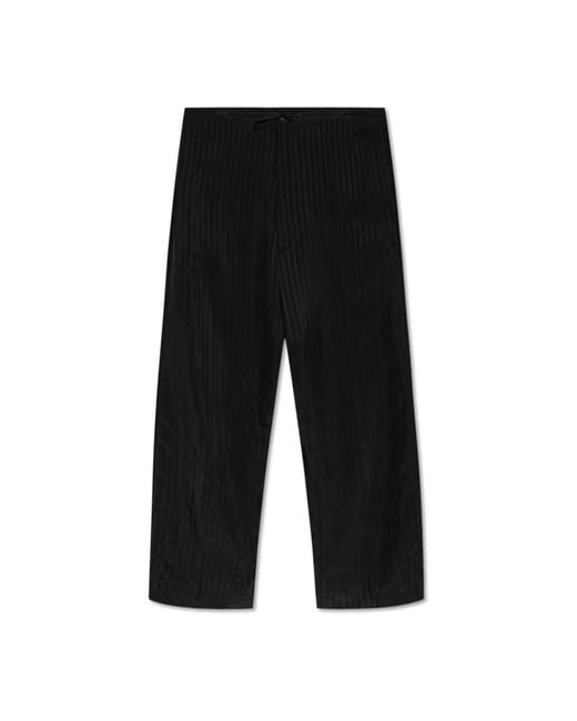 Balenciaga Wide Trousers in het Black