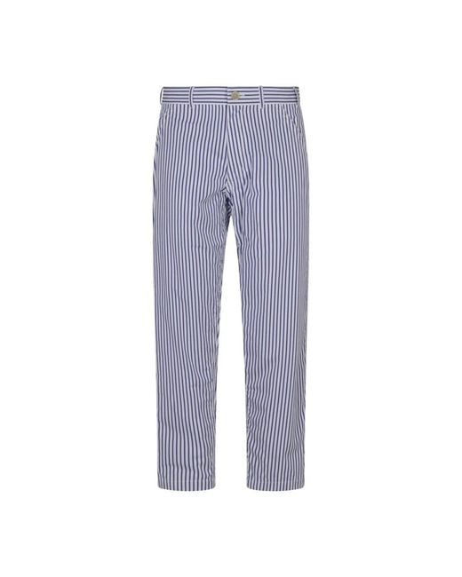 Comme des Garçons Men's Blue Straight Pants
