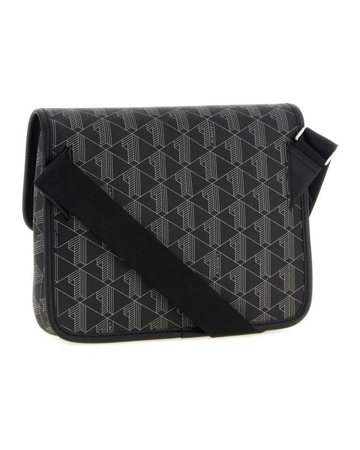 Lacoste Black Cross Body Bags for men