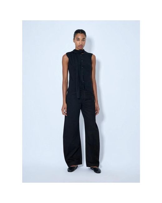 Lemaire Black Loose Fit Jeans