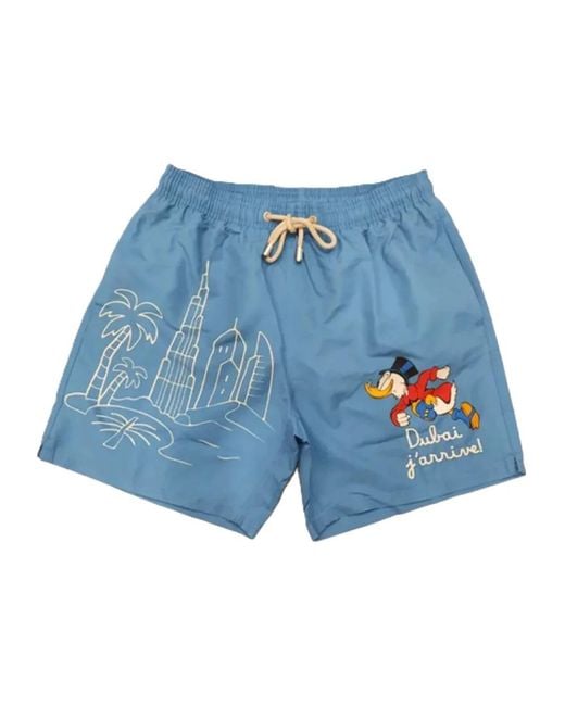 Mc2 Saint Barth Blue Beachwear for men