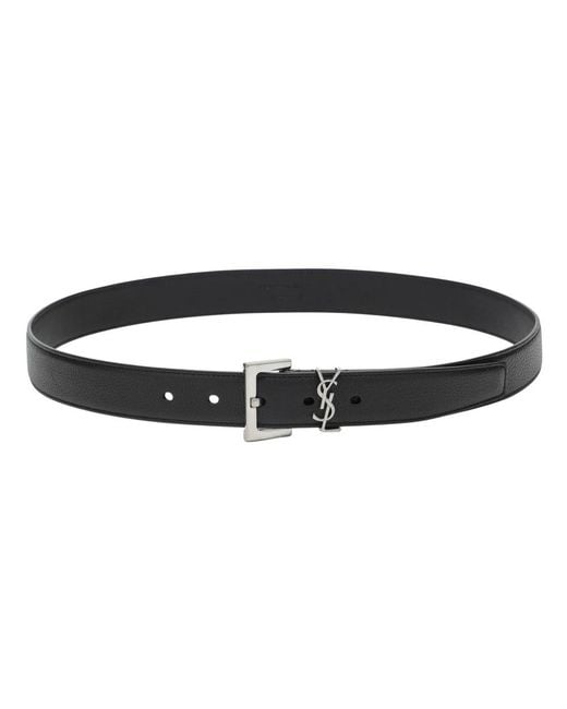 Saint Laurent Black Belts for men
