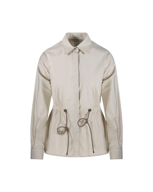 Max Mara Gray Light Jackets