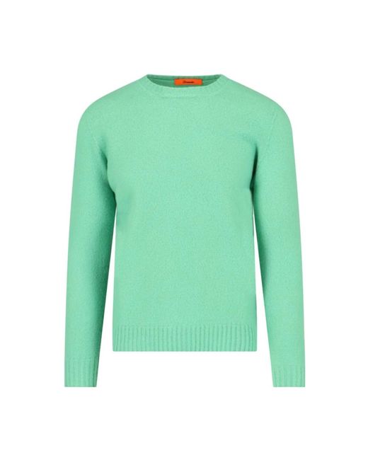 Round-Neck Knitwear Drumohr de hombre de color Green