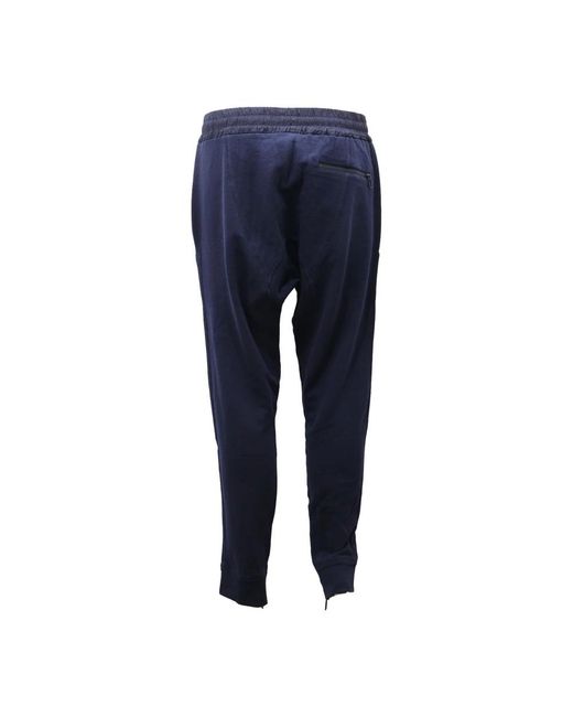 Paolo Pecora Blue Sweatpants for men