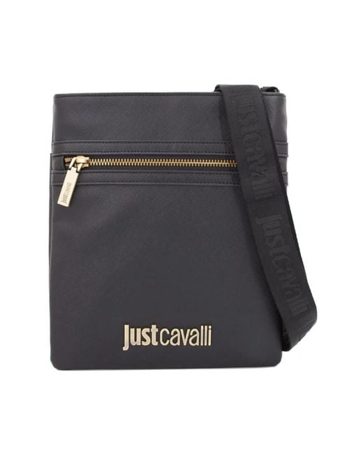 Just Cavalli Gray Cross Body Messenger for men