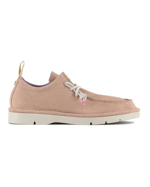 Shoes > flats > laced shoes Pànchic en coloris Pink