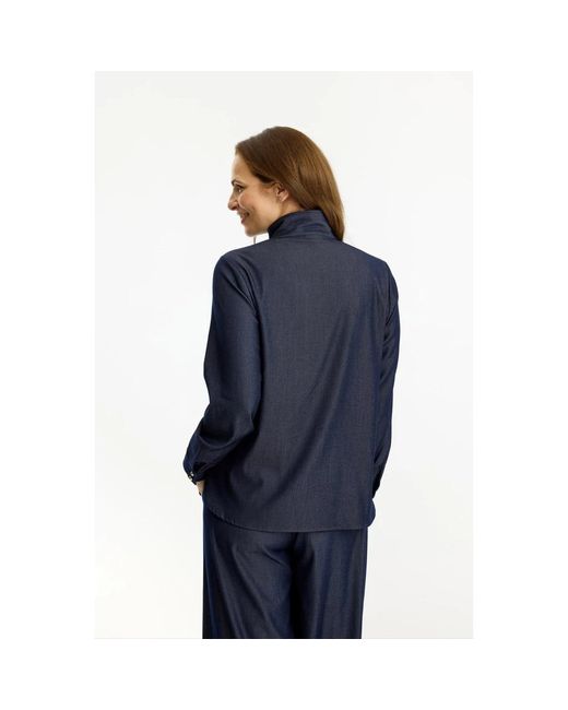 iN FRONT Overhemden ,Blauw ,Shirt in het Blue