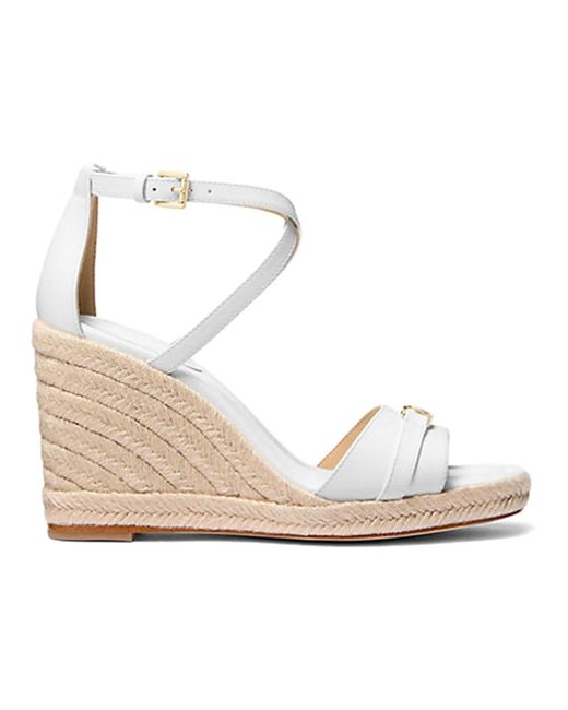 Michael Kors White Wedges