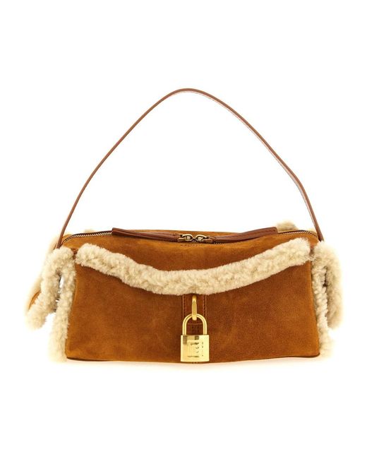 Balmain Brown Shoulder Bags