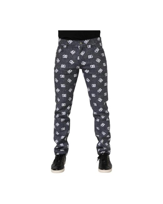 Dolce & Gabbana Black Slim-Fit Jeans for men