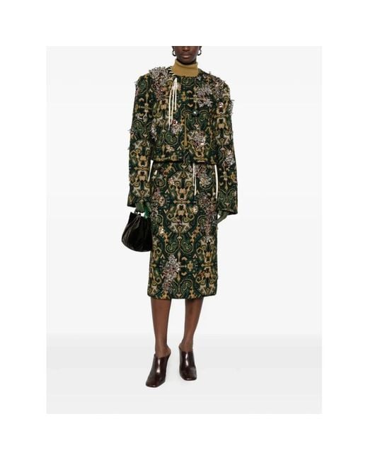 Dries Van Noten Green Light Jackets