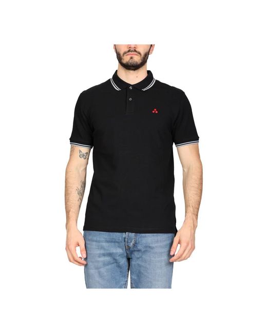 Peuterey Black Polo Shirts for men