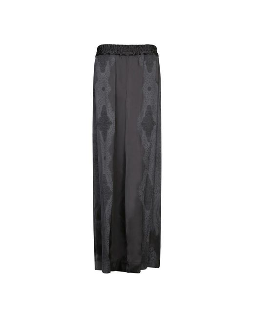 LaDoubleJ Gray Wide Trousers