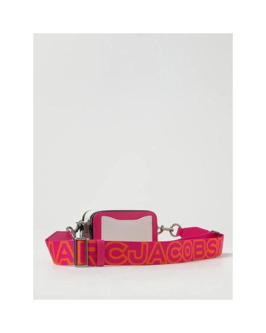 Marc Jacobs Stijlvolle Crossbody Cameratas in het Pink