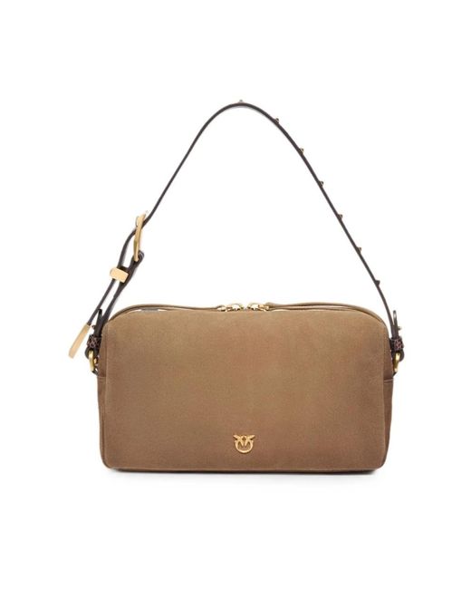 Pinko Brown Shoulder Bags