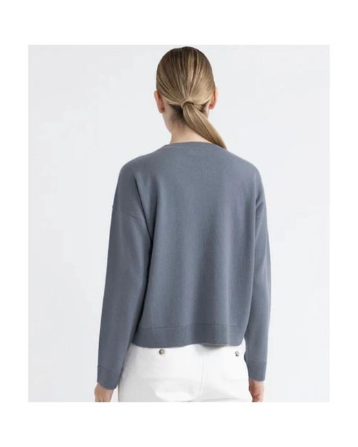 Peserico Blue Round-Neck Knitwear
