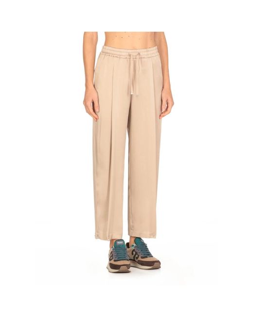 Herno Natural Satinhose mit kordelzug