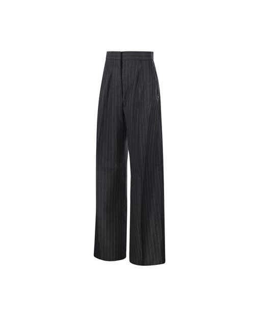 Sportmax Blue Wide Trousers