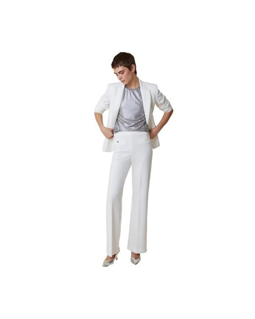 Pennyblack White Weiße Slim Fit Hose Abject Stil
