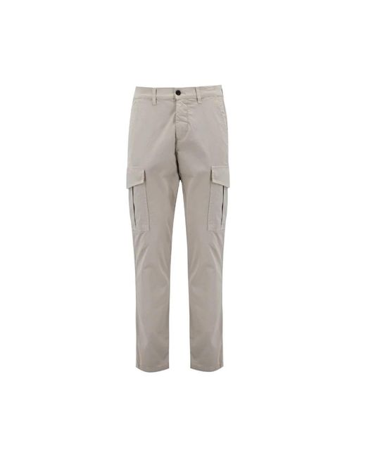 Eleventy Gray Straight Trousers for men