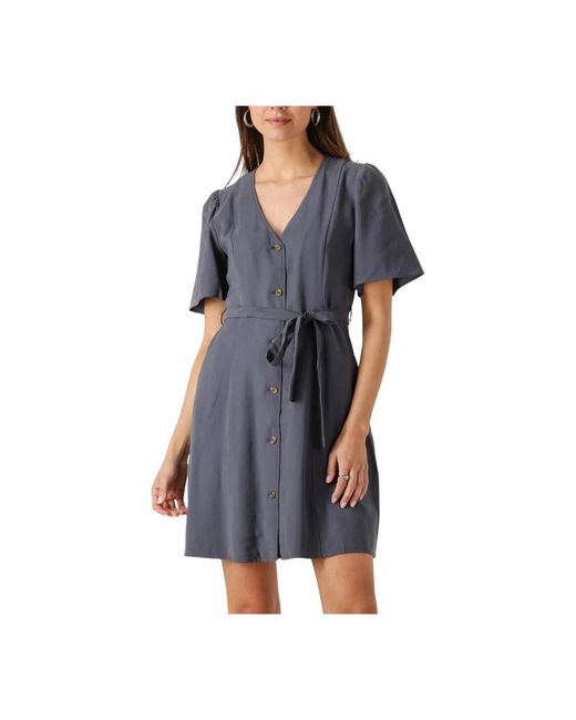 Modström Kleedjes ,Blauw ,Blauwe Flare Jurk Voor Vrouwen in het Blue