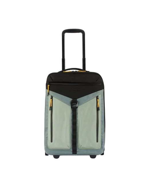 Piquadro Black Grüner Cabin Trolley Rucksack
