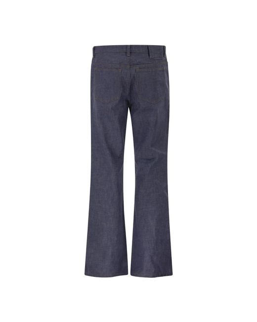 A.P.C. Blue Flare Jeans for men