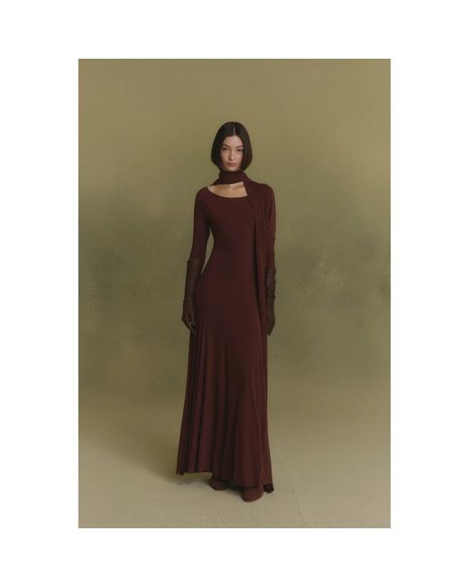 Cortana Brown Maxi Dresses
