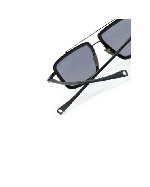 Dita Eyewear Metallic Schwarze sonnenbrille mit original-etui