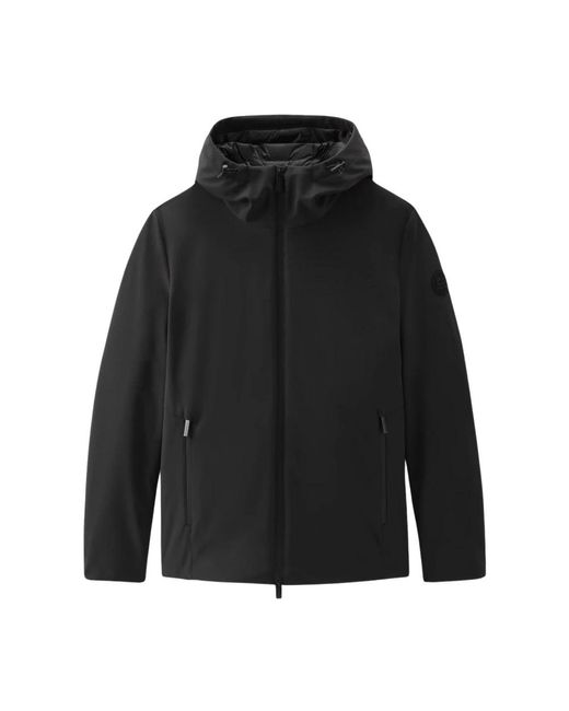 Woolrich Black Winter Jackets for men