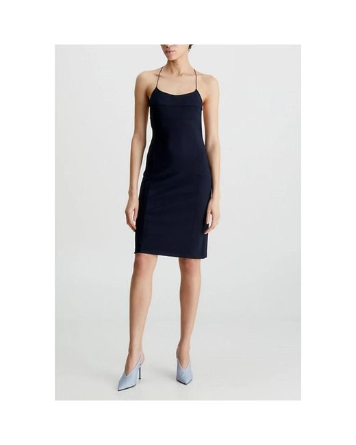 Calvin Klein Blue Short Dresses