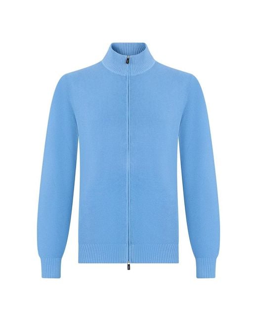Fedeli Blue Cardigans for men