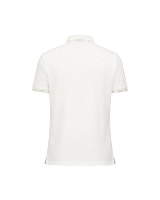 Emporio Armani White Polo Shirts for men