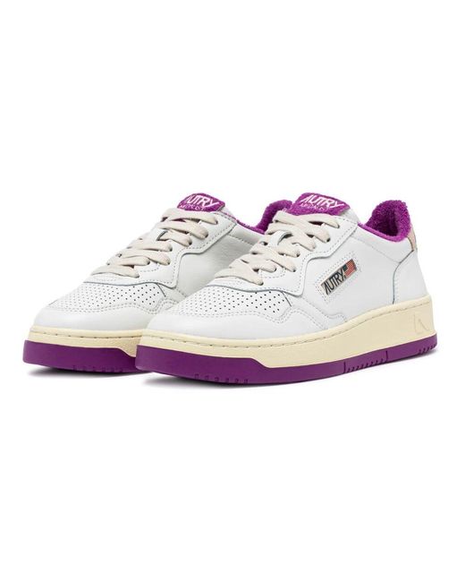 Retro sporty sneaker di Autry in White