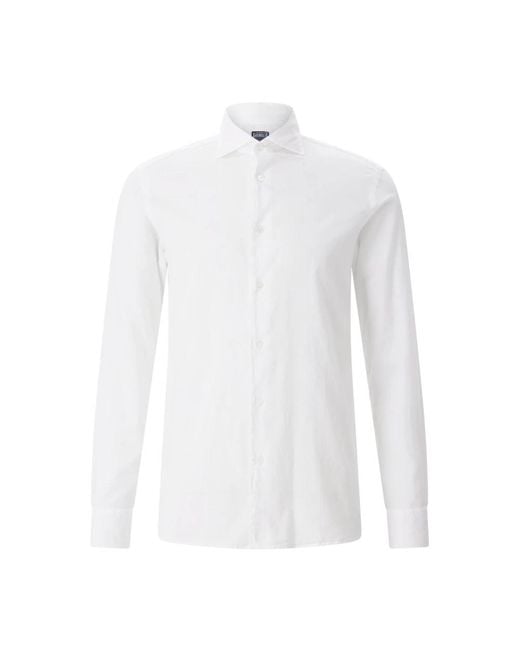 Fedeli White Formal Shirts for men