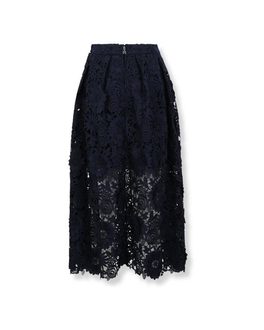 ROTATE BIRGER CHRISTENSEN Blue Midi Skirts