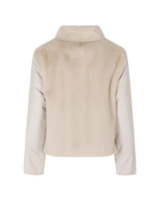 Herno Natural Faux Fur & Shearling Jackets