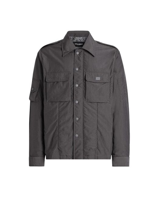 Dolce & Gabbana Gray Light Jackets for men
