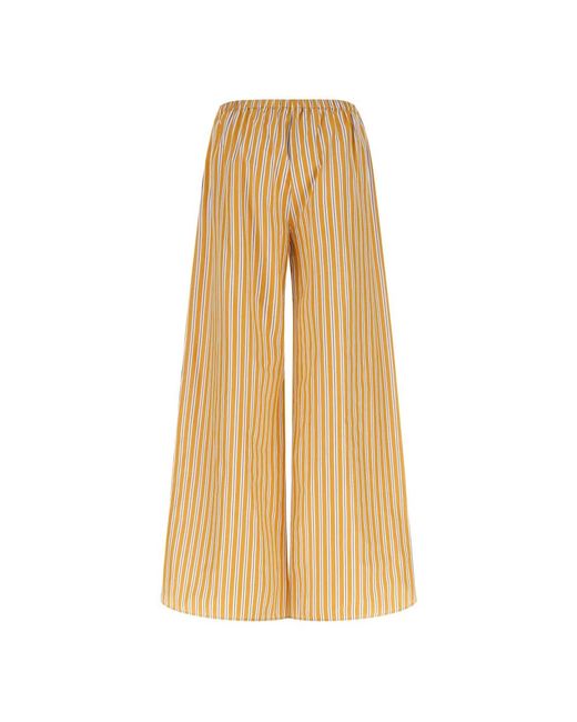 ANDAMANE Natural Wide Trousers