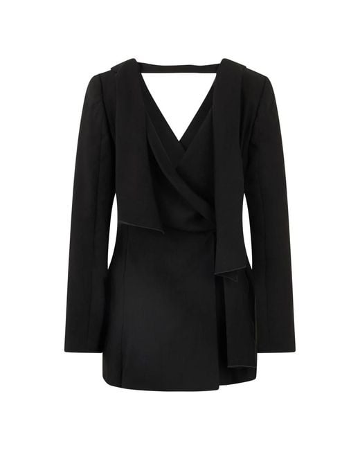 Alberta Ferretti Black Blazers