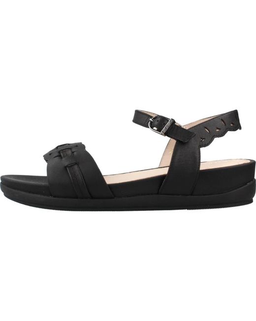 Flat Sandals Stonefly en coloris Black