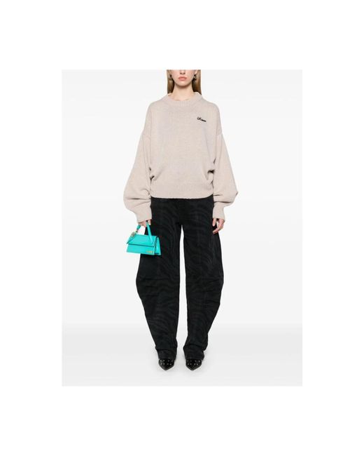 Wide Trousers ROTATE BIRGER CHRISTENSEN de color Black