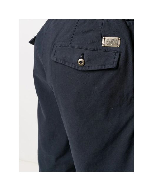 Incotex Blue Casual Shorts for men