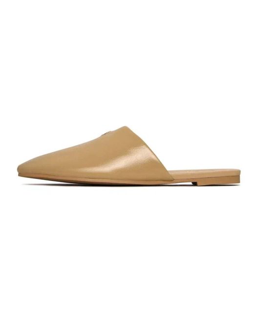 Mules CESARE GASPARI en coloris Natural