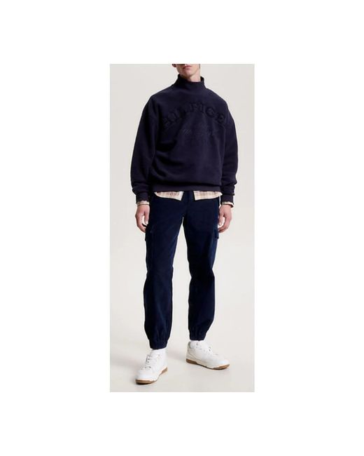 Tommy Hilfiger Blue Slim-Fit Trousers for men
