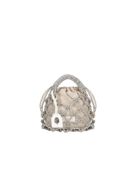 Kurt Geiger White Bucket Bags