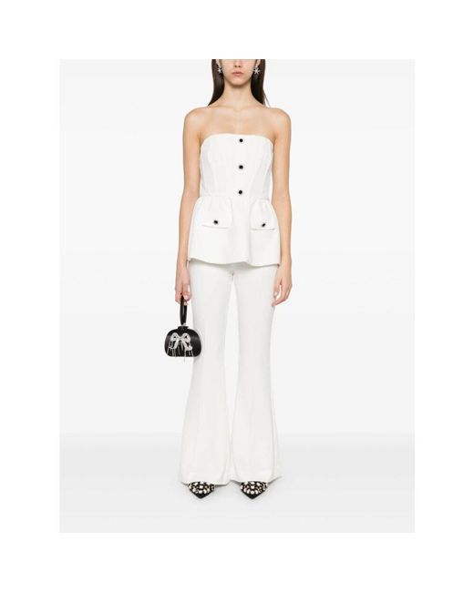 Jumpsuits Self-Portrait de color White