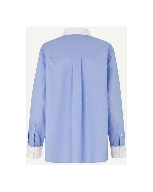 Shirts Samsøe & Samsøe de color Blue