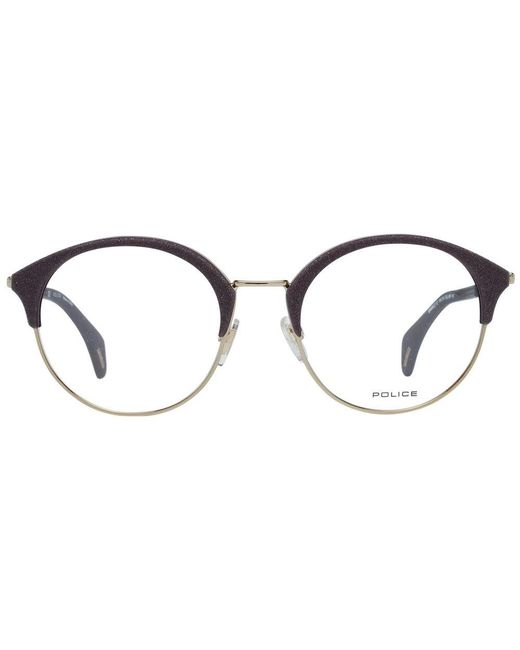 Police Optical Frame in het Metallic